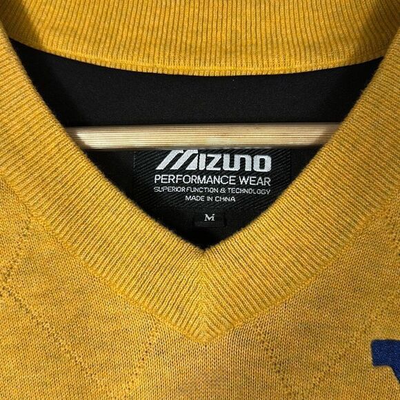 Mizuno Performance Wear Windlite West Virginia Lined Argyle‎ Golf Vest Size M - Picture 3 of 10